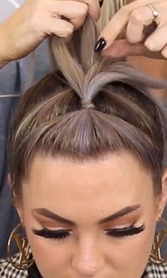 Messy Braid Medium Hair, Rocker Ponytail Hairstyles, Viking Hair On Short Hair, Punk Rock Updo Hairstyles, Easy Viking Hair Ponytail, Medieval Hairstyles Women, Viking Hair For Fine Hair, Viking Updos For Medium Length Hair, French Braid Your Own Hair Step By Step