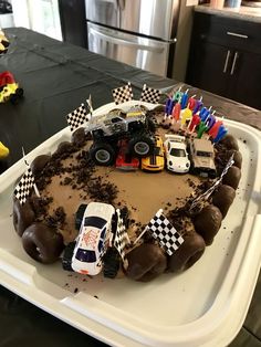 Monster Truck Birthday Cake Ideas 2024: Rev Up Your Child's Party! 8 Monster Truck Cake Ideas, Truck Cake Ideas, Monster Jam Cake, Monster Truck Birthday Cake, Truck Birthday Cake, Monster Cakes, Truck Birthday Cakes, Truck Images