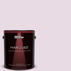 behr marquee interior paint in one gallon, with the light on it's side