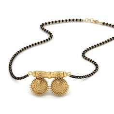 Ethnic Gold Wati Mangalsutra – Mangalsutraonline Mangalsutra Vati Designs Gold, Wati Mangalsutra, Mangalsutra Chain, Mangalsutra Design, Black Beads Mangalsutra, Black Beads Mangalsutra Design, Diamond Mangalsutra, Gold Mangalsutra Designs, Gold Mangalsutra