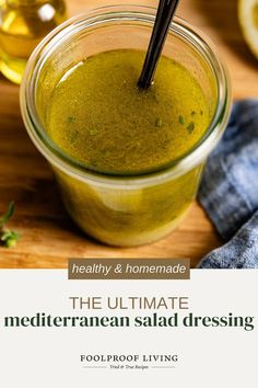 the ultimate mediterranean salad dressing recipe