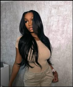 Sewin Hairstyles Black Women, Birthday Style, Hair Projects, Wolf Haircut, Sew Ins, Hair Laid, Hair Life, Wave Hair