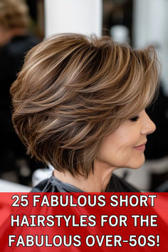 Discover 25 short hairstyles for women over 50, offering chic and stylish ideas to enhance your look. Whether you have fine hair, curly locks, or thick waves, these modern haircuts provide a flattering choice for every hair type. From edgy pixie cuts to sleek bobs, these styles are perfect for fine hair and round faces. These hairstyles are designed to make you feel confident and fresh in 2024. Short Stacked Bob Haircut Over 50 Fine Hair, Short Wavy Hair Over 50, Short Shag Haircuts For Curly Hair, Woman’s Bob Haircut, Short Hair For 50+ Women, Short Thick Hair Styles Over 50, Short Choppy Haircuts For Thick Hair, Stacked Bobs For Fine Hair, Women Over 50 Hairstyles Short