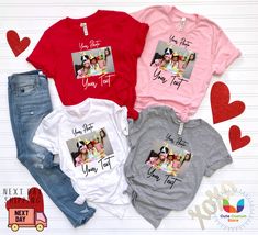 Welcome to My T-shirt, Bodysuit, Sweatshirt & Hoodie Handmade Store. I design for Adult Youth and Toddler T-shirts, Bodysuit, Sweatshirt and Hoodie for my costumer. If you need adult t-shirts, youth, toddler shirts, or baby Bodysuits, please visit my CuteCustomStore. How to Order: 1) Review Photos: Take a close look at all the available photos to ensure you choose the perfect design.📸 2) Select Size: From the dropdown menu, choose the size for each shirt you need. Add each shirt to your cart in Father's Day Birthday Custom Printed T-shirt, Father's Day Birthday Gift Custom Print T-shirt, Custom Print Crew Neck Shirt For Birthday Gift, Custom Print Crew Neck Shirt As Birthday Gift, Custom Print Tops For Birthday And Mother's Day, Red Tops As Father's Day Gift, Customizable Crew Neck Shirt For Birthday, Red T-shirt For Father's Day Gift, Graphic Print Top For Valentine's Day Anniversary