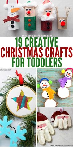 christmas crafts for toddlers to make