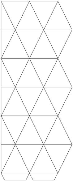 an image of a diamond pattern that has been cut into squares and placed on top of each other