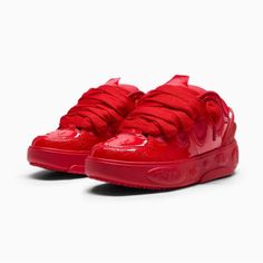 New Without Box Fenty X Puma, Lamelo Ball, Sneakers Puma, Adidas Campus, Puma X, Red Sneakers, Pumas Shoes, Really Cute Outfits