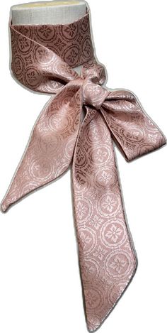 Elegant Wedding Hair Accessories With Ribbon, Elegant Silk Neckwear For Weddings, Chic Formal Hair Accessories With Satin Bow, Elegant Satin Bow Headband, Elegant Ribbon Sashes As Gifts, Formal Hair Accessories With Bow, Formal Bow Headband, Elegant Formal Hair Accessories With Ribbon, Formal Pink Hair Accessories