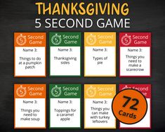 thanksgiving 5 - second game cards