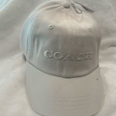 Nwt Coach Off White Can With Coach Insignia On Front And Adjustable Back. Sherpa Bucket Hat, Pink Bucket Hat, Coach Fashion, Summer Hats Beach, Logo Scarves, Wide Brim Sun Hat, Logo Knit, Winter Headbands, Coach Logo