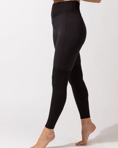 Mikayla Legging in Jet Black - Our versatile, full length Mikayla Leggings are perfect for the gym, your favorite yoga class, or even just lounging on the couch! Made from recycled water bottles, the moisture-wicking performance jersey keeps you cool & comfortable. Double-brushed on both sides for a super soft feel. Recycled Water Bottles, Leggings Sale, Womens Size Chart, Keep Your Cool, Yoga Class, Heather Black, Trending Now, Jet Black, V Neck Tee