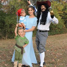 three people dressed up as peter pan and the little prince