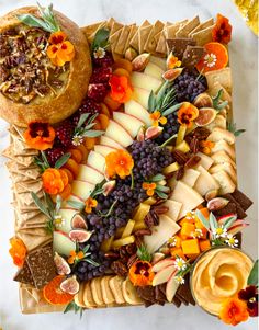 50+ Best Fall Charcuterie Boards You Need to Try! - Prada & Pearls 70s Charcuterie Board, Harvest Charcuterie Board Ideas, Fall Cozy Food, Vegan Charcuterie Board Fall, Pumpkin Spice Charcuterie Board, Boo Charcuterie Board Letters, Fall Cheese Platter Ideas, Cottagecore Charcuterie Board, Thanksgiving Graze Board