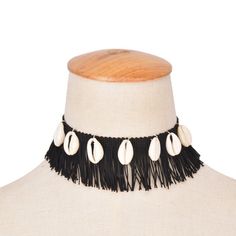 Specification Color: BLACK Category: Accessories > Jewelry > Necklaces Gothic Necklaces, Crystal Prom Dress, Beaded Mermaid, Teen Jewelry, Shell Choker, Gothic Necklace, Beaded Collar, White Tulle, Trendy Necklaces