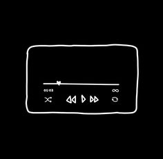 a black and white drawing of an electronic device with buttons on the side, in front of a dark background