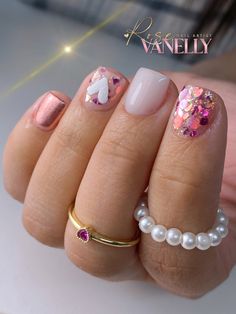 Boho Nails, Pretty Nail Colors, Gel Nails Diy, Pink Acrylic Nails, Classy Nails