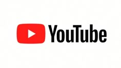 the youtube logo is shown in black and red, with an arrow pointing to it