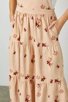 Alyssa overall dress-NEW – JanieLanie Modest Boutique, Modest Maxi, Modest Tops, Modest Skirts, Corduroy Fabric, Tier Skirt, Overall Dress, Tiered Skirt, Modest Dresses