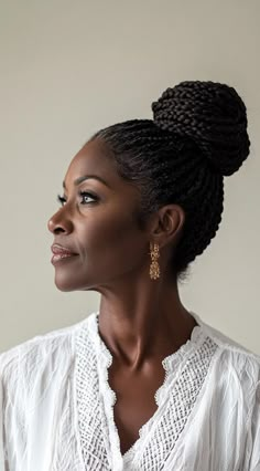 Braids for Older Black Women Over 50: 17 Elegant and Age-Defying Hairstyles to Try Protective Styles For Natural Hair Short