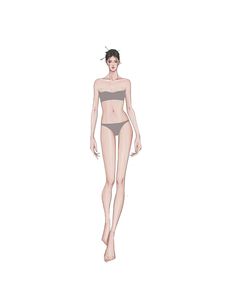 Croquis Fashion Illustration Female, Female Croquis Poses, Fashion Mannequin Sketch, Female Croquis Poses Models, Model Sketch Figure Drawing, Female Croqui, Female Croquis, Fashion Sketch Template, Silhouette Mode