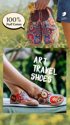 Cute art painted shoes, designed for traveling. Super soft and lightweight, and perfect for wide feet with wider toe box! *Free Shipping to US! *Exchange & Return available! Comfortable Beach Clogs With Arch Support, Spring Beach Clogs With Arch Support, Comfortable Summer Clogs With Rubber Sole, Summer Cushioned Clogs For Outdoor Activities, Summer Clogs With Cushioned Footbed For Outdoor Activities, Summer Beach Clogs With Arch Support, Summer Comfortable Non-slip Clogs, Breathable Clogs For Summer Outdoor Activities, Breathable Comfortable Clogs For Outdoor Activities