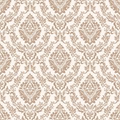 a beige and white damask wallpaper pattern