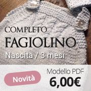 an advertisement for a knitted sweater with the words, complete faggolino