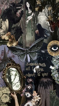 Destiny Core Aesthetic, Dark Witch Wallpaper, Angel Lockscreen, Yule Wallpaper, Witch Collage, Blue Butterfly Wallpaper, Halloween Wallpaper Cute, Fairy Wallpaper, Iphone Wallpaper Landscape