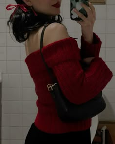 Cherry Lasy aesthetic, style inspo, dark coquette, dark red, outfit inspo Dark Red Girl Aesthetic, Cherry Aesthetics Outfit, Dark Red Coquette Outfits, Erika Core, Dark Red Outfit, Dark Red Coquette, Red Heels Outfit, Cherry Core, Cherry Vibes