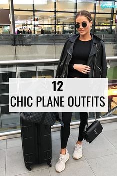 Money Airplane, Cute Airplane Outfit, Plane Ride Outfit, Leggings Travel Outfit, Airplane Travel Outfits, Travel Outfits Women, Airplane Outfit, Cute Airport Outfit, Chic Travel Outfit