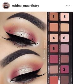 Best Eyeshadow Palette, Best Eyeshadow, Makeup Stuff, Beauty Make-up, Makijaż Smokey Eye, Easy Makeup, Eyeshadow Tutorial, Eye Shadow Palette, Makeup Goals