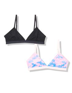 PRICES MAY VARY. An everyday scoop bralette that supports with weightless ease, made with 360-degree stretch so you’re free to play Ultra-soft and never rolls or digs in, just 24/7 comfort, flattering scoop neckline Weightless AirBand for underbust support, sizes XS-3XL for A-F cup sizes Back hook-and-eye closure, adjustable, transformable straps, machine washable Parade's signature Re:Play fabric is made from recovered manufacturing scraps recycled into new soft, cooling material Cloud Print, Cup Sizes, Triangle Bralette, Everyday Bra, Scoop Neckline, 360 Degree, 2 Pack, Bralette, To Play