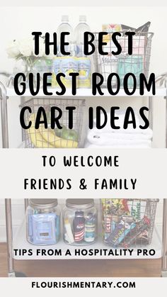 the best guest room cart ideas to welcome friends and family tips from a hospital pro