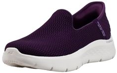 PRICES MAY VARY. Skechers Hands Free Slip-ins for an easy fit Lightweight, responsive ULTRA GO cushioning Exclusive Heel Pillow holds your foot securely in place Skechers Air-Cooled Memory Foam cushioned comfort insole Machine washable, air dry Step-in to convenient walking comfort and cushioning wearing Skechers Hands Free Slip-ins GO WALK Flex - Relish. This laceless design features a breathable athletic mesh upper, our exclusive Heel Pillow, a Skechers Air-Cooled Memory Foam insole, lightweig Entry Styling, Skechers Women, Relish, Hands Free, Air Dry, Special Features, Design Features, Memory Foam, Walking