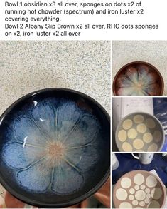 the bowl is being used as a decoration for an animal's paw print on it