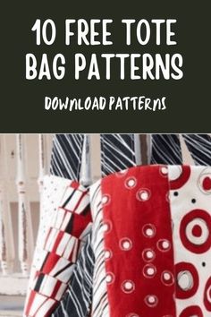 the top 10 free tote bag patterns