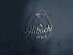 the logo for an italian restaurant called albaca bros, with a chef's hat and spatula on it