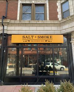 Salt + Smoke is one of the very best places to get ribs, pulled pork, and wings! My wife and I have been several times and their location at 6525 Delmar Blvd in the Loop is only a 9 minute drive from our Air BnB! If you’re visiting St. Louis and love ribs you need to stop by Salt + Smoke! #ribs #stl #chicken #wings #airbnb St Louis Ribs, Jeni's Ice Cream, Cheddar Crackers, Yellow Sign, Gluten Free Menu, Appetizer Menu, Catering Menu, Kids Menu, White Cheddar