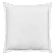 a white pillow on a white background