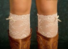 Lace Boot Cuffs, Lace Boot Socks, Lace Leg Warmers, Boot Cuff, Cooler Style, Boot Toppers, Boot Cuffs, Boot Socks, Looks Style