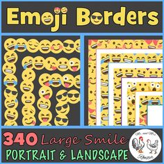 emeii borders for large smile portraits and landscape