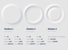 three circles are shown with shadows in the middle, and one circle is cut out from paper