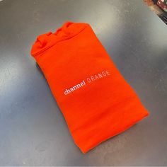 Channel Orange Embroidered Hoodie Sweatshirt - Comfort Soft Orange Hoodie, Brand-New! - 100% Heavy Blend Cotton Poly Sweatshirt - All Items Are Custom Embroidered - Size: Small, Medium, Large, Xl. Fits True To Size, Order Up A Size If You Want A Comfy Oversized Fit! All Sizes Available, Image Listing Is A Large Hoodie. **Second Photo Is The Accurate Coloring!** Please Allow A Week For Your Order To Be Shipped, Orders Are Embroidered By Me After It’s Placed! Orange Letter Print Crew Neck Hoodie, Orange Cotton Hoodie With Letter Print, Orange Letter Print Sweatshirt For Winter, Orange Cotton Hooded Sweatshirt, Orange Fleece Hoodie For Streetwear, Orange Hooded Sweatshirt With Letter Print, Orange Hooded Hoodie With Letter Print, Casual Orange Hoodie With Letter Print, Frank Ocean Hoodie