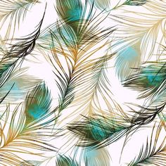 an image of a pattern with feathers on it