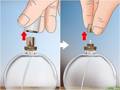 how to open an empty perfume bottle with pictures