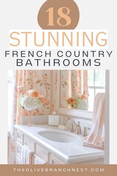 French Country Bathroom Shower Curtains, French Country Bathrooms, French Country Bathroom Ideas, Roman Shades Bathroom, French Bathrooms, Country Bathroom Ideas, Tulum House, Country Bathrooms, Coastal French Country