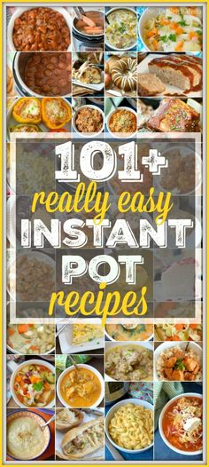 101 + really easy instant pot recipes