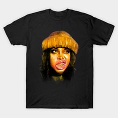 Erykah Badu | Vintage Rnb - Erykah Badu - T-shirt Erica Badu Hat, Tee Outfits, Trend 2023, Erykah Badu, Graphic Tee Outfits, Vintage Tshirts, Look Fashion, Long Sweatshirt