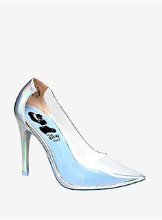 Disney Cinderella Glass Slipper Heels Disney Shoes Heels, Cinderella Missing Shoe, Blue Glass Slippers, Cinderella Glass Slipper Wallpaper, Clear Cinderella Shoes, Prom Shoes Glass, Glass Slipper Heels, Heels Cinderella, Slipper Heels