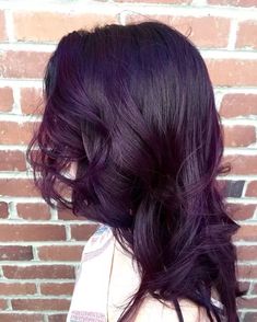 Dark Purple Hair Color, Spring Hair Color Trends, Violet Hair Colors, Dark Purple Hair, Violet Hair, Hair Color Burgundy, Spring Hair Color, Hair Color Shades, Hair Color Purple